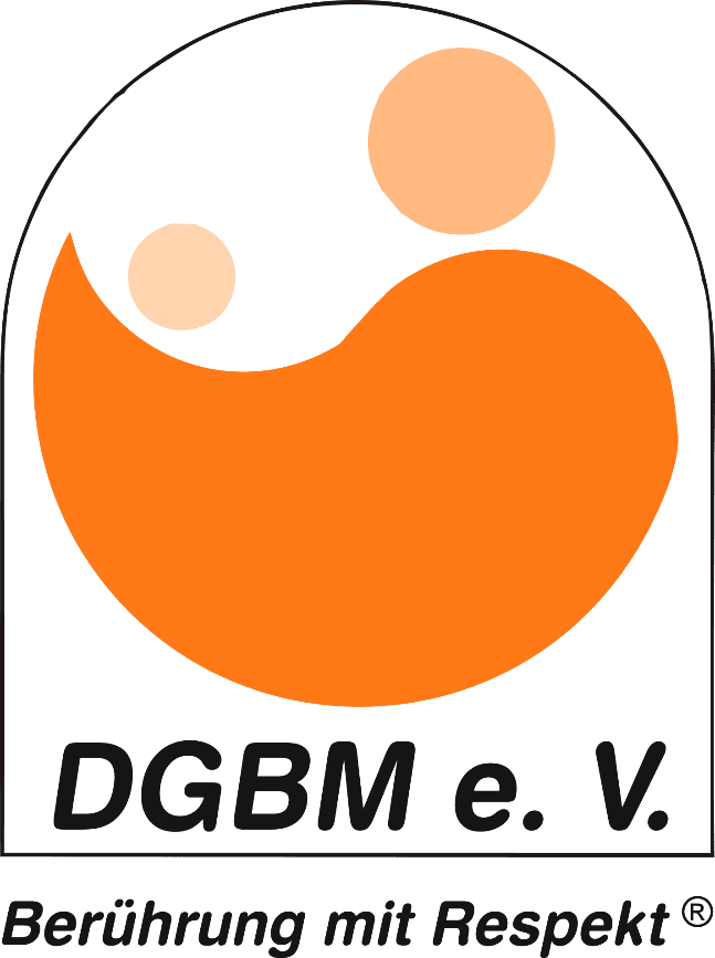 DGBM Logo, Berührung mit Respekt